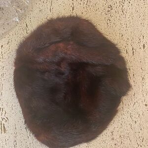 Real fur hat